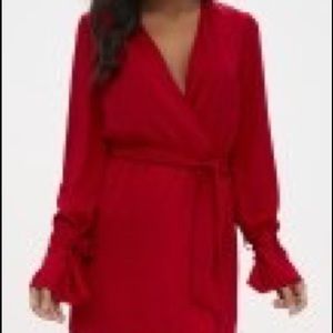 Pretty little thing - Red long sleeve formal dress